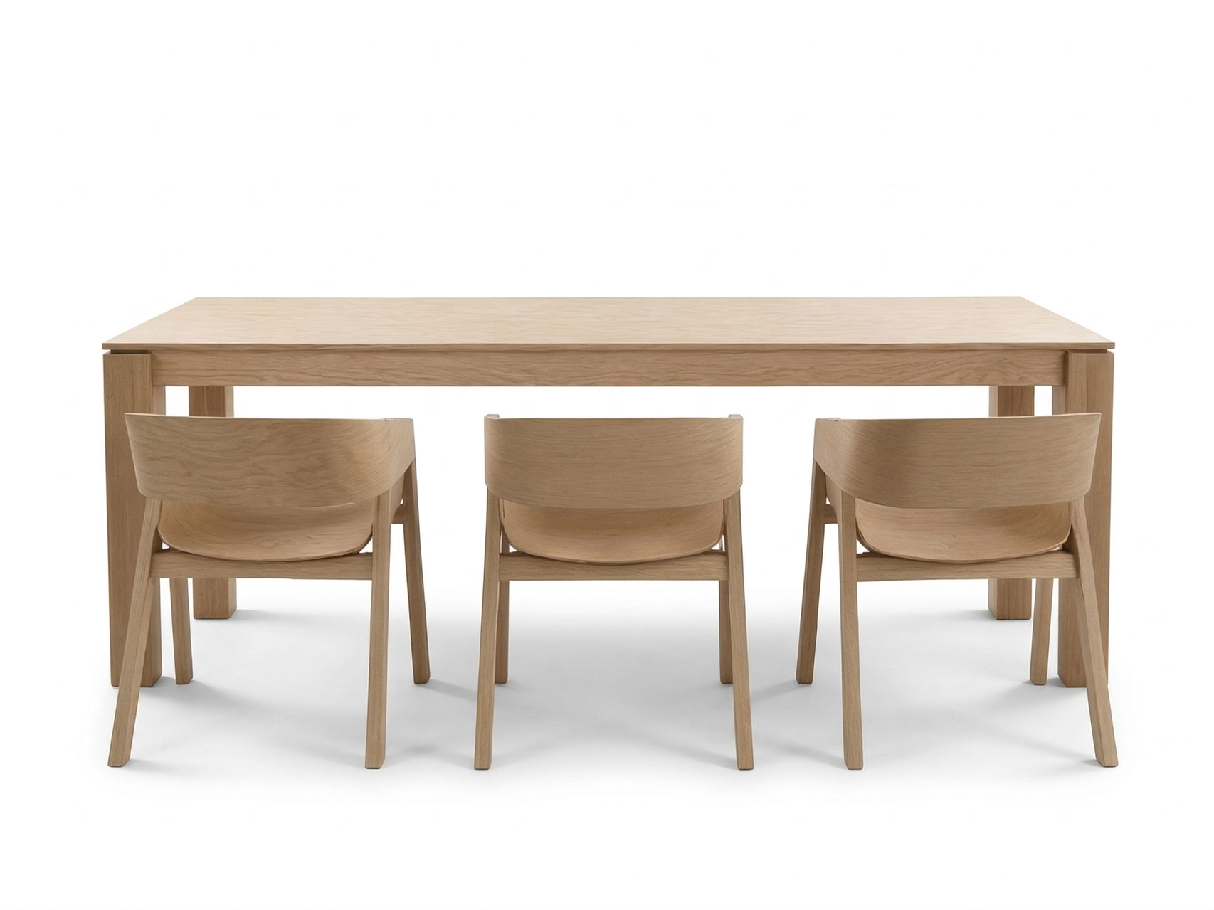 Solid Wood Restaurant Dining Set